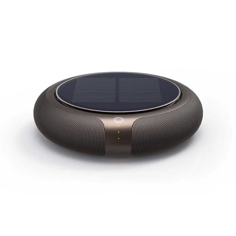 Solar energy &electric Portable USB Hepa Carbon Filter Car air purifier Formaldehyde removal from purified air