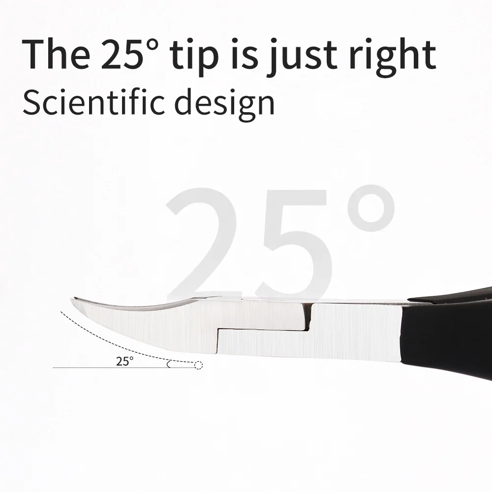 Trending New Products Multifunction  3 in 1 Nail File Pusher Cutter Toe Nail Clipper with Rubber Soft Handle