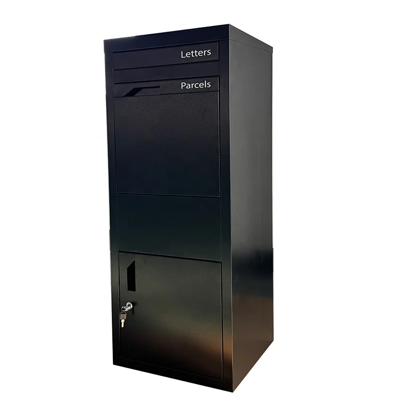Outdoor Free Standing Parcel Delivery Drop Box Mail Package Drop Box Large Mailbox For Packages