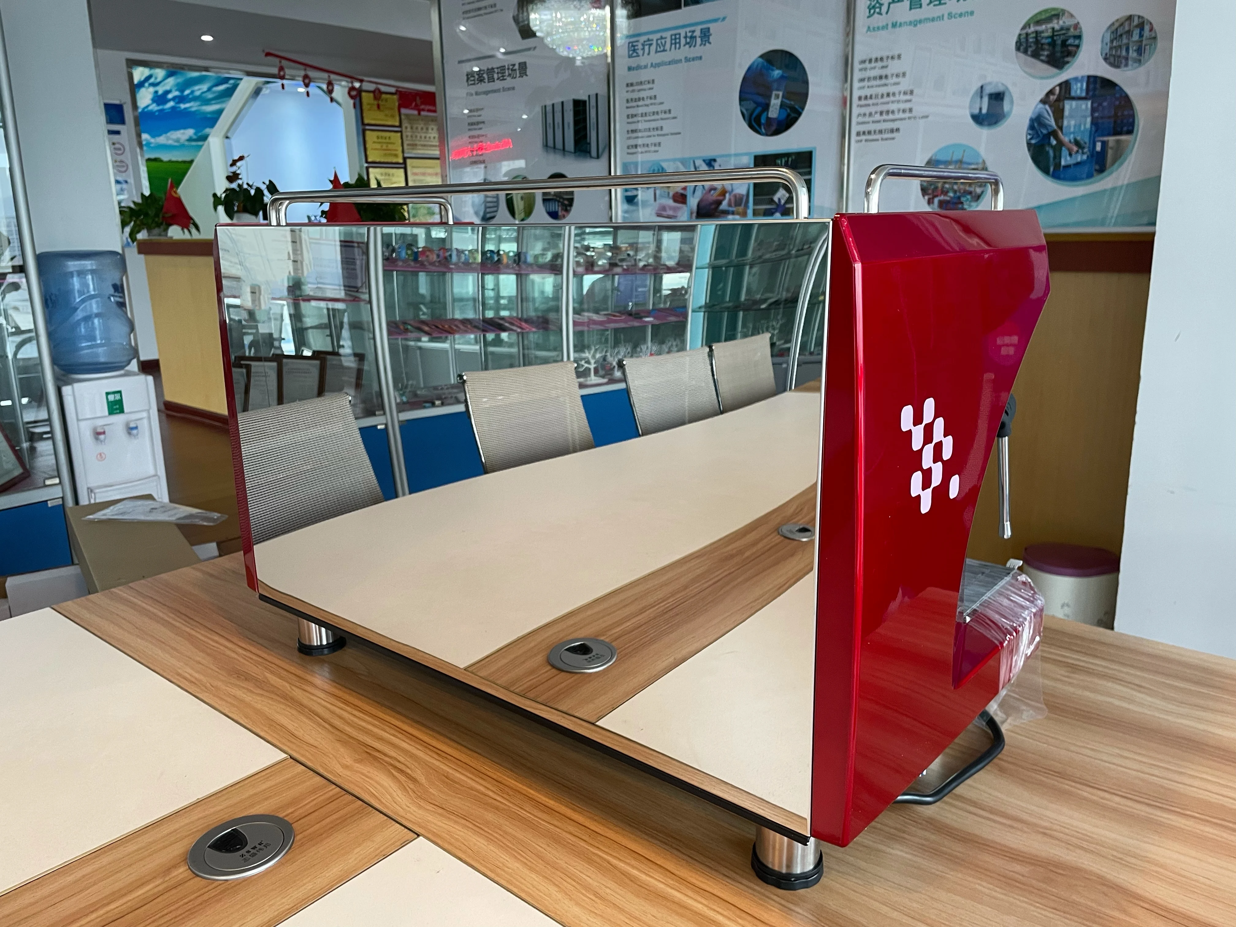 Professional Commercial Barista Cappuccino Coffee Maker China 2 group Automatic Moka Coffee Espresso Machine for Sale