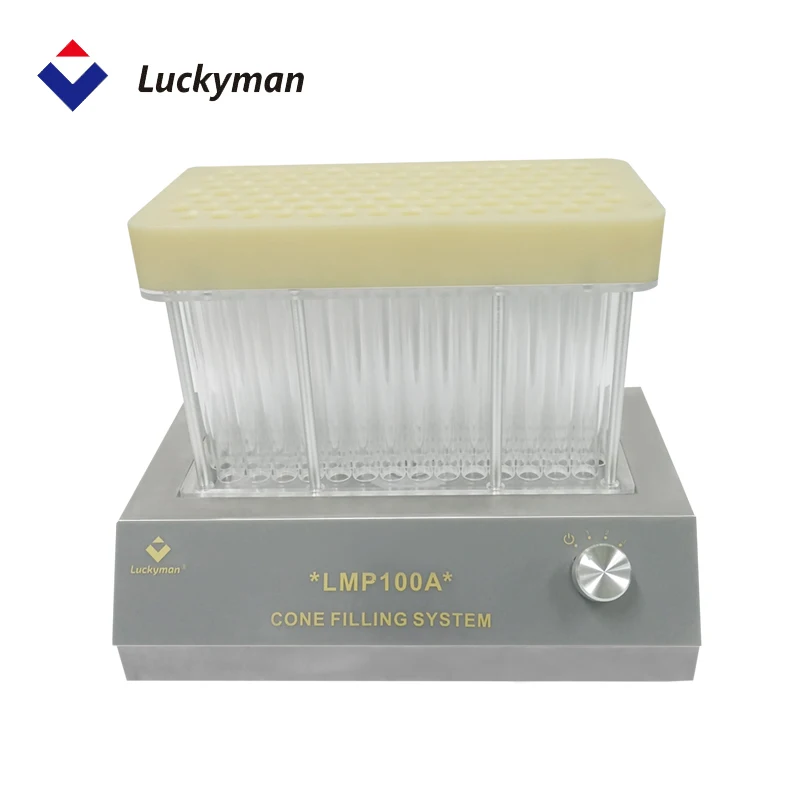 Luckyman 100pcs  Electric Pre Rolled Machine Tobacco Cigar Automatic Cone Filling Machine