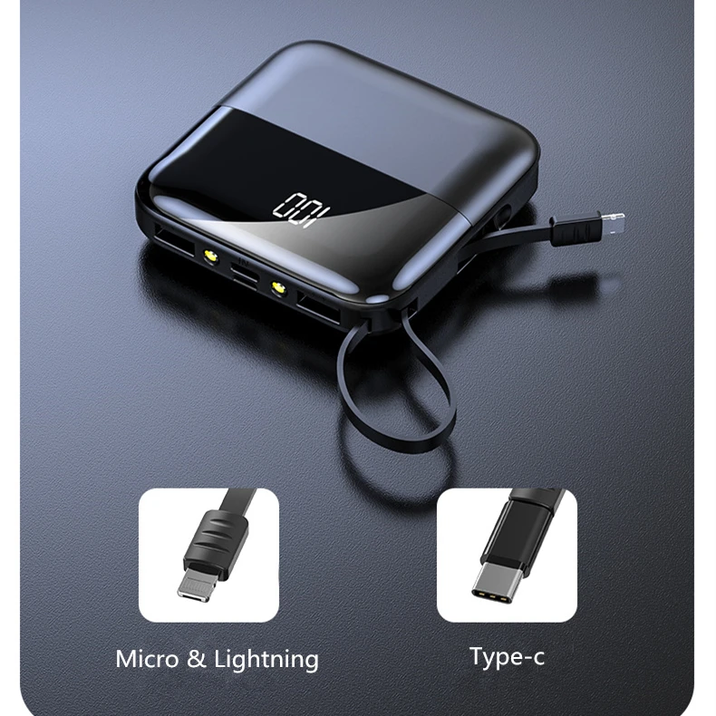 big Capacity custom logo 10000mah 20000mah promotional power bank banco de potencia fashion power bank