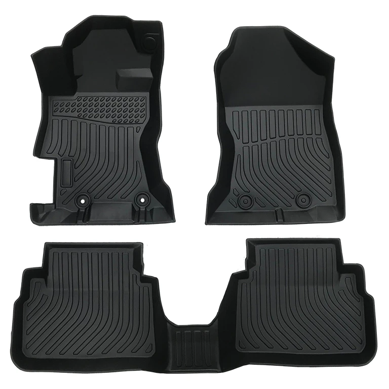 All weather 5D car floor liners For Subaru Crosstrek XV 2018-2021 car floor mats cargo liner trunk mat