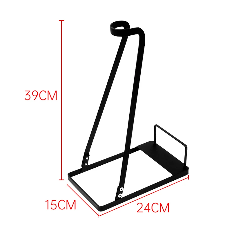 Household Iron Vacuum Cleaner Storage Rack Metal Organizer General Standing Holder