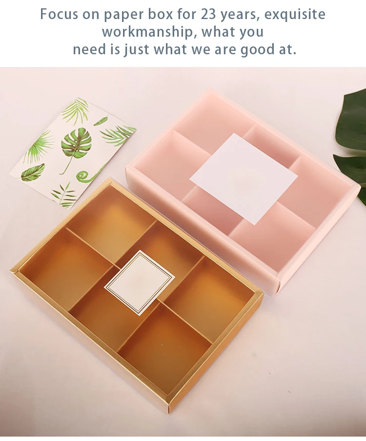 Manufacturer Drawer Kraft Paper Food Box Cookie Dessert Packaging Box Candy Snacks Packing Burger Cake Boxes with Window