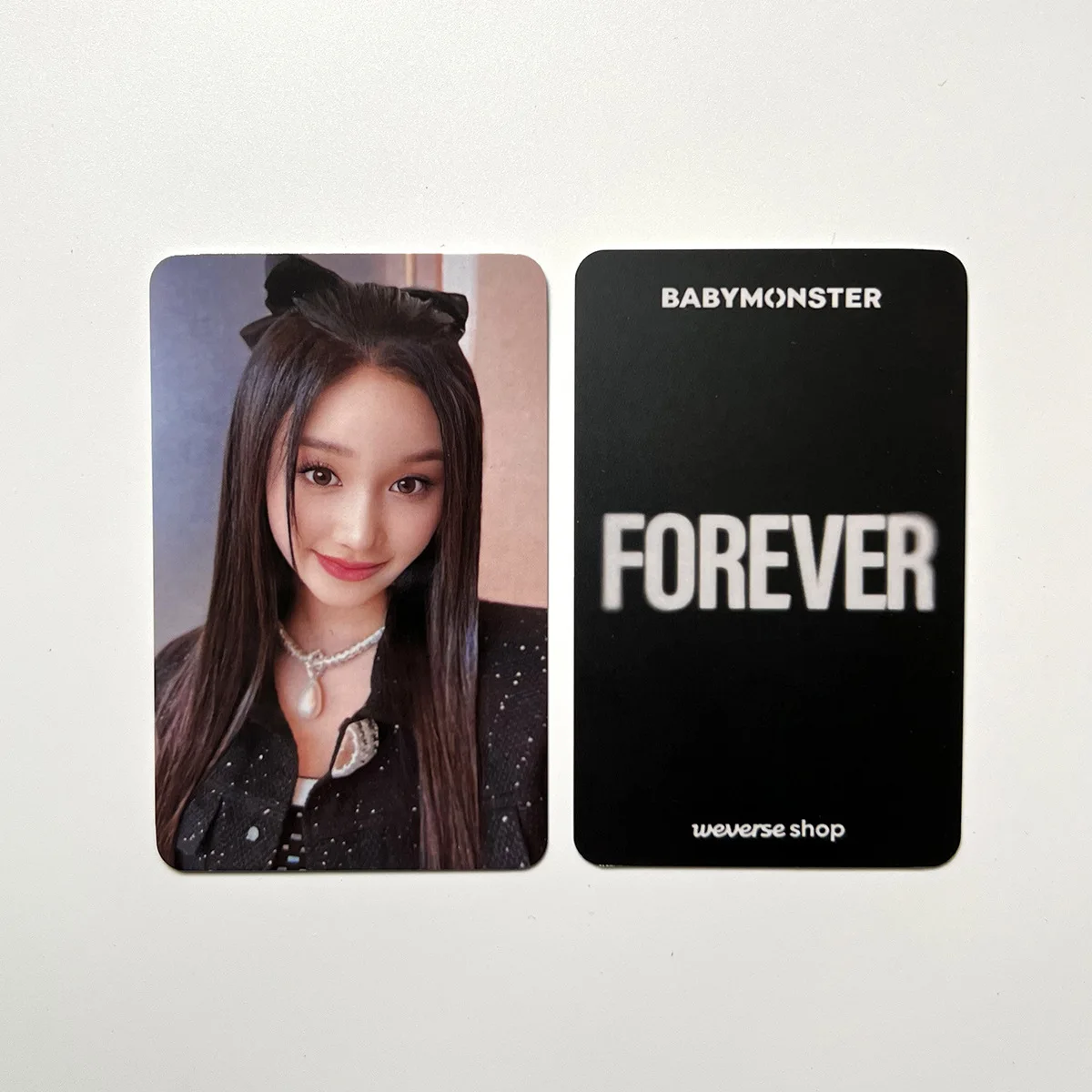 Kpop BABYMONSTER Photocards WVS LOMO Card Album Postcard Two-sided Selfie-card RUKA AHYEON RAMI RORA Fans TMRAP Special Cards