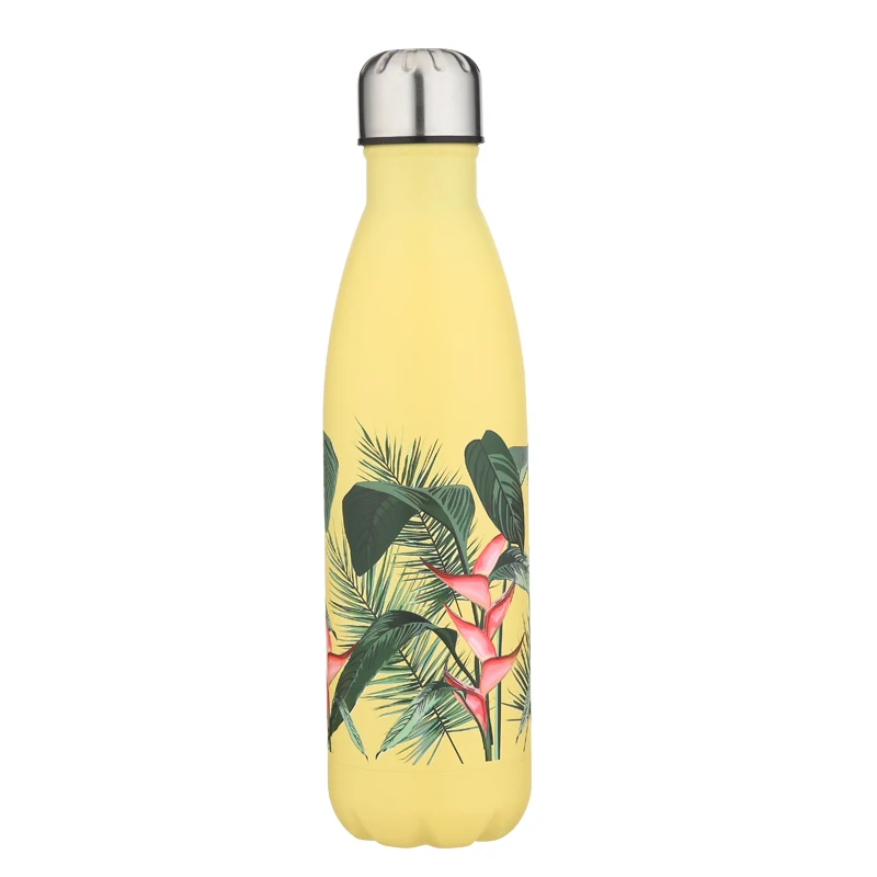 
 Goshen custom stainless steel insulated bpa free custom color logo 500ml gym shaker water bottle  