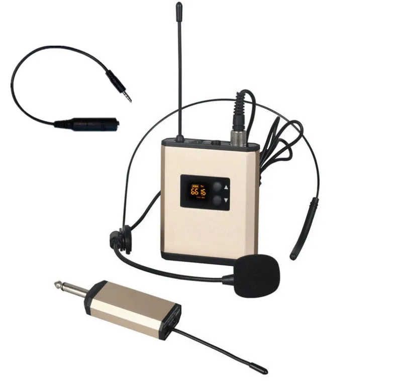 OEM Factory lapel wireless microphones wireless microphone UHF lapel microphone