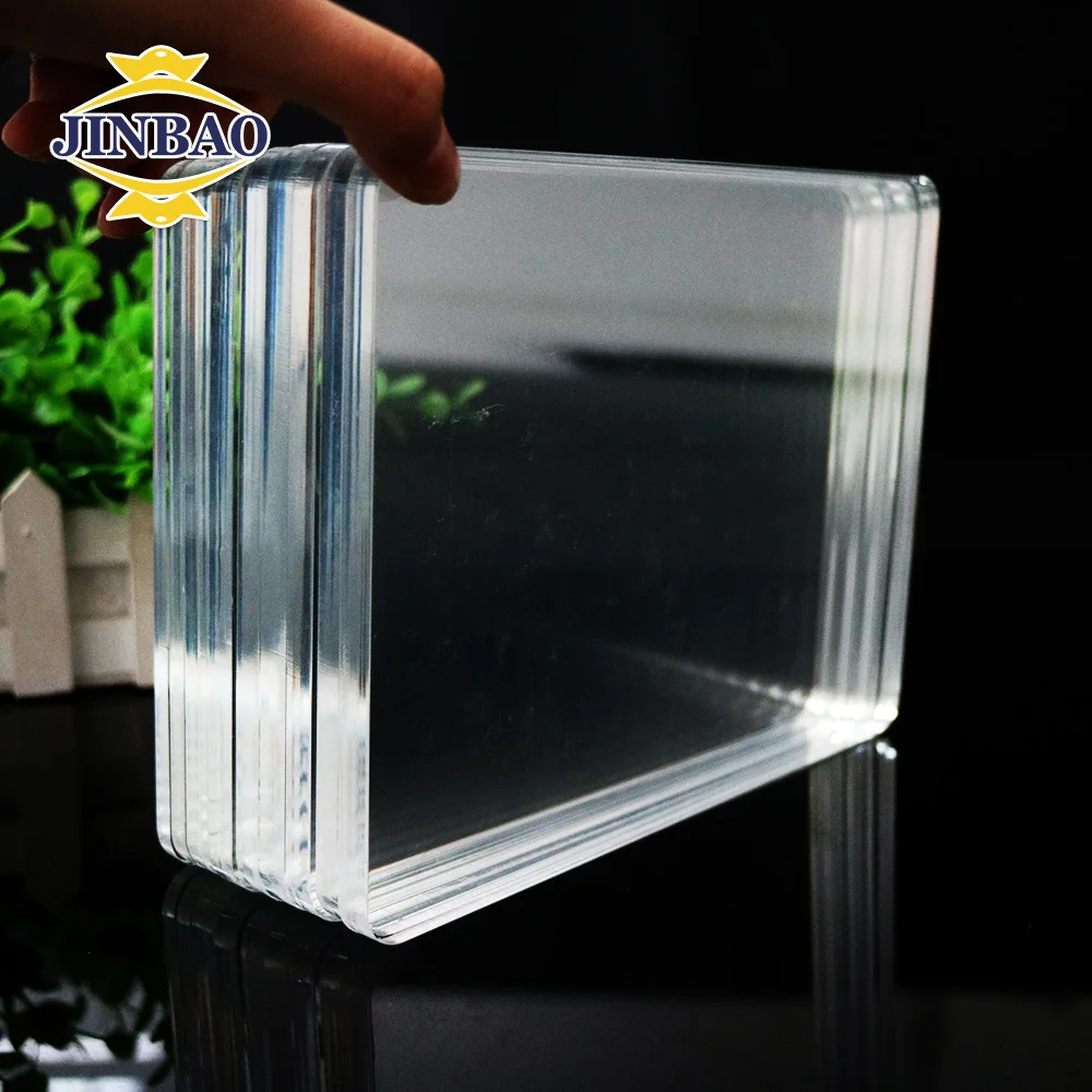 JINBAO Hot sales 1220*2440 4x8ft 3mm PMMA  100% high quality perspex sheets 3mm transparent acrylic sheet