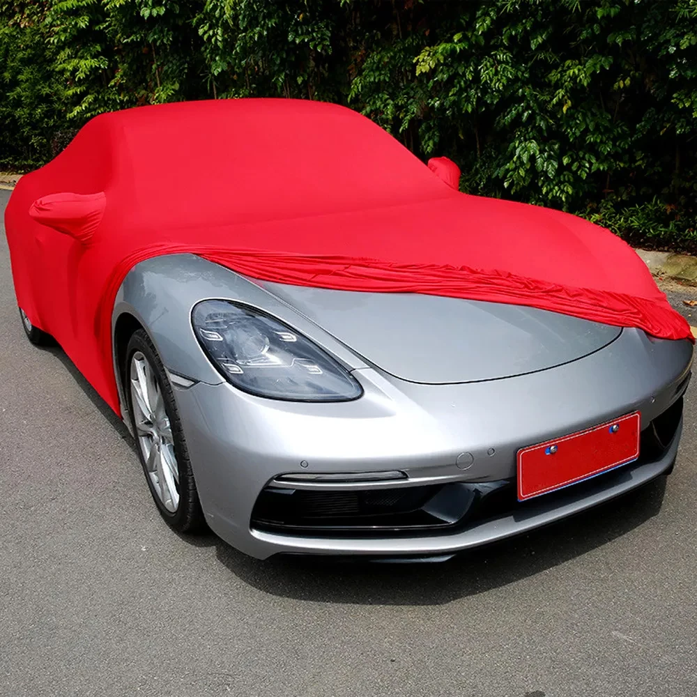 Hot sales outdoor indoor waterproof snowproof durable solid protective car cover, custom and printed logo provided