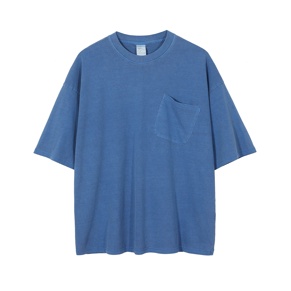 2021 premium thicker cotton pocket design wash t-shirt oversized black washed tee tshirt