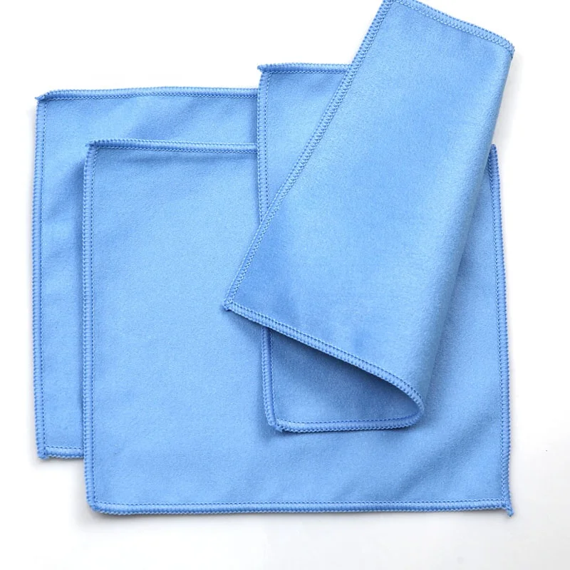 soft ultra absorbent microfiber suede cleaning cloth suede towels for car polishing waxing lens cleaning cloth microfibre