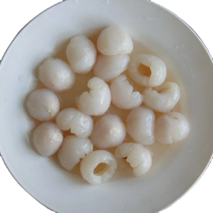 Халяльная банка для фруктов, цельная пища, 2 года, консервированная личи в сиропе