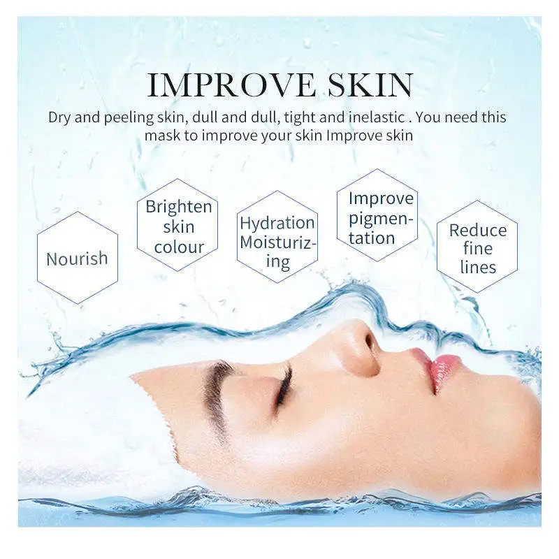 Ovilz OEM Niacinamide Face Mask Vitamin C Brightening Sheet Mask Moisturizing Face Brightening Facial Care Mask