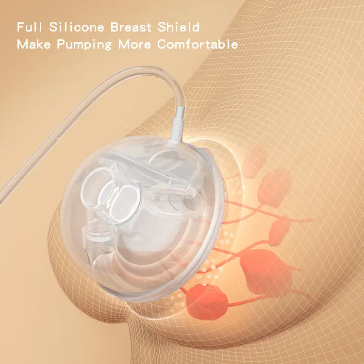 Baby Care New Collection Cup Hands Free Breast Pump Electric OEM BPA Free Customized Double Silicone Electric Breastpump