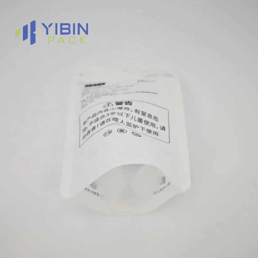 Custom Logo Printed PET Refill Bags DoyPack Plastic Mylar Foil Stand Pouch for Cocoa Powder Snack Energy Toy Clay Packaging Bag