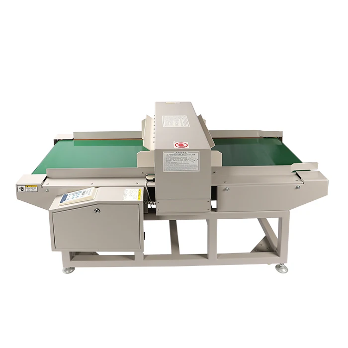 Food Processing Metal Needle Detectors Conveyor Belt Food Industry Cake Biscuits Rice Double Heads Metal Needle Detector