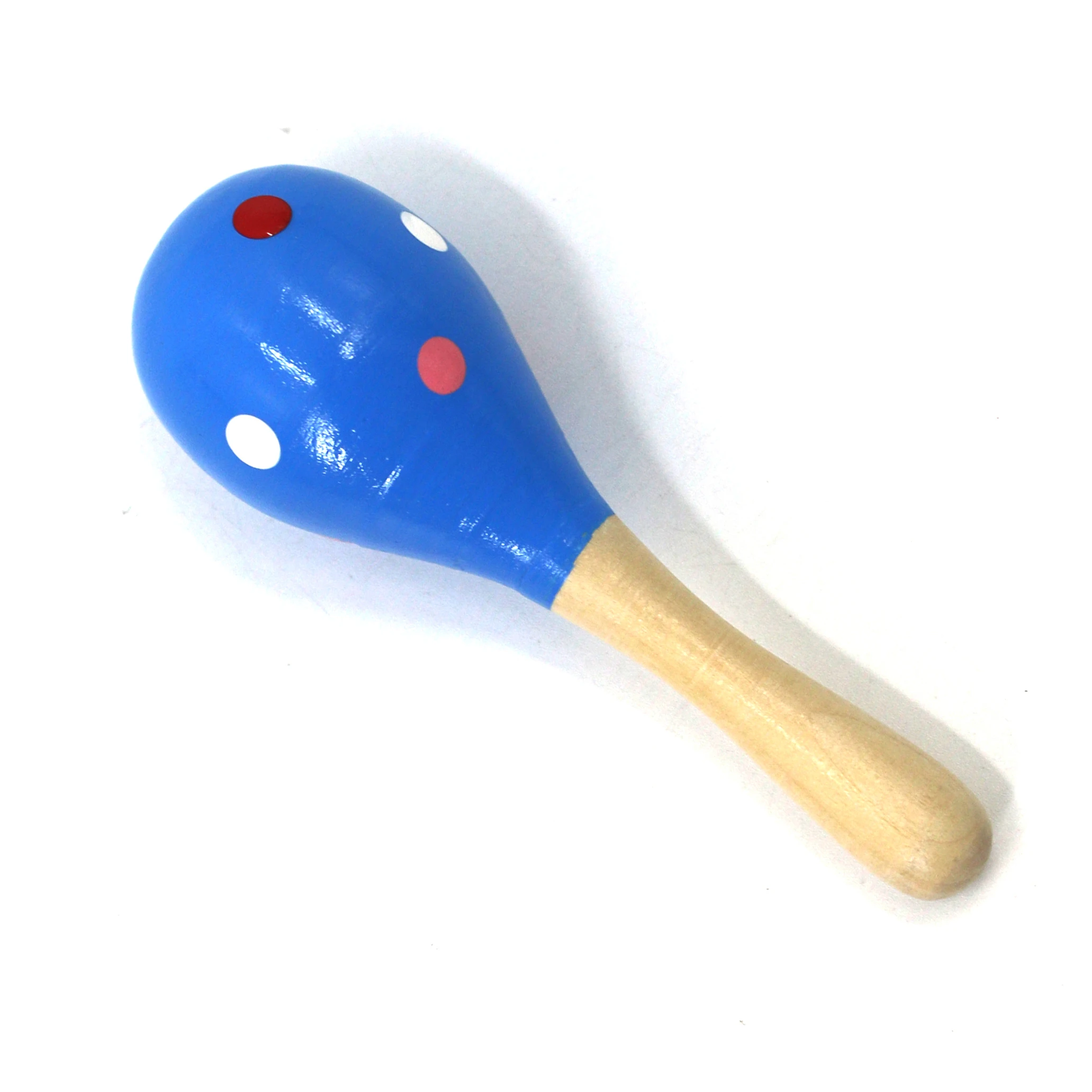 Wooden Maracas assorted colors and design Party Favor Holiday Rumba Shakers Rattles Sand Hammer  Musical Toy  baby rattle wood