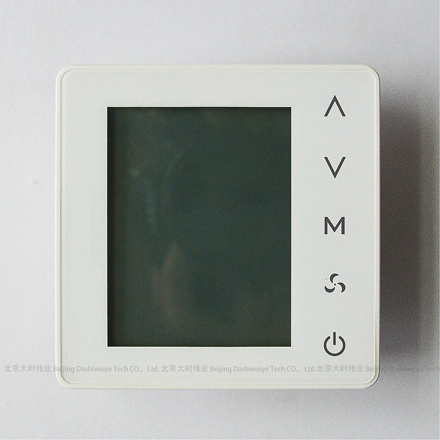 Touch Screen Display Smart Thermostat Housing ABS case Plastic Enclosure for with European Power