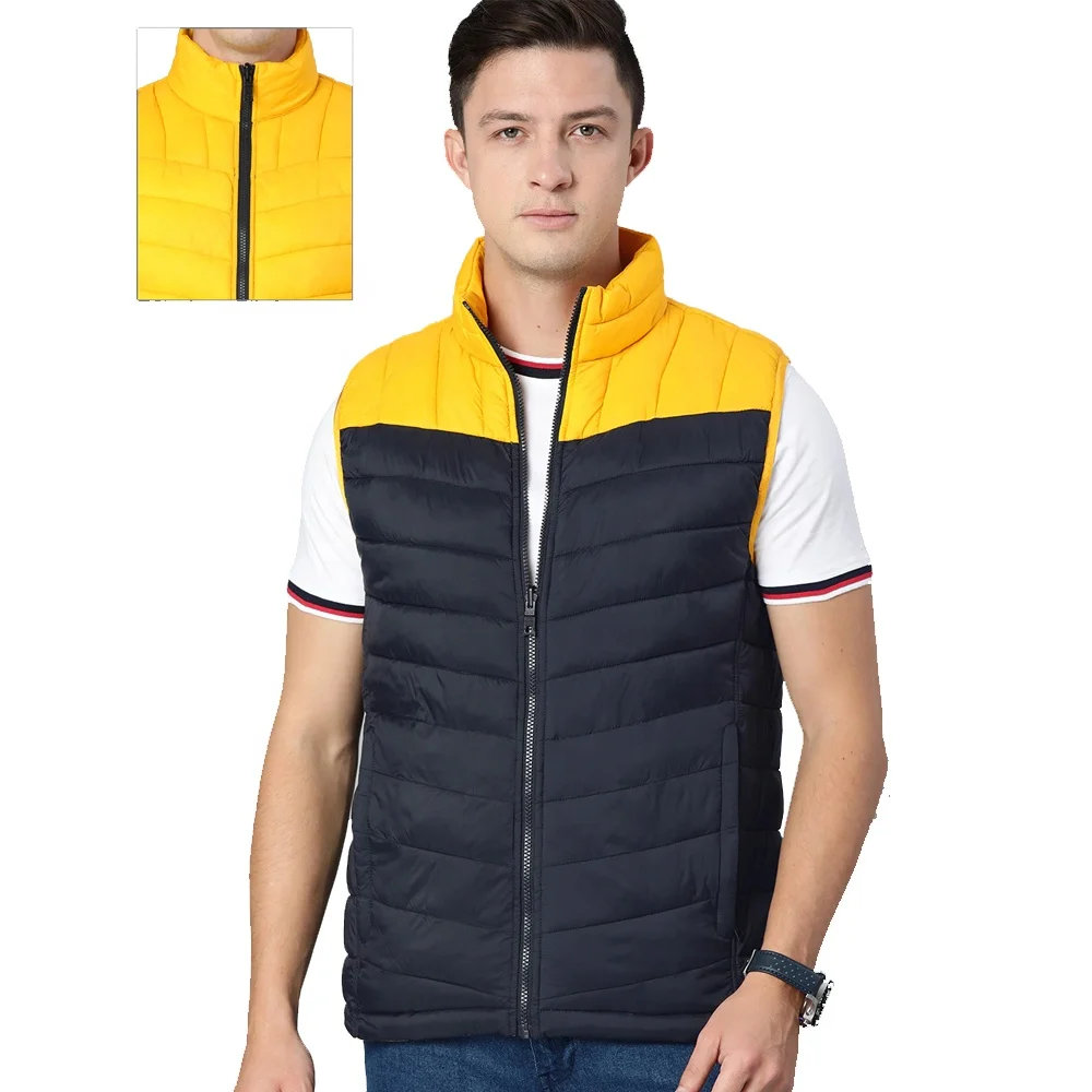 
2021 New Style winter down sleeveless jacket for men / sleeveless puffer jacket / sleeveless bubble coat 
