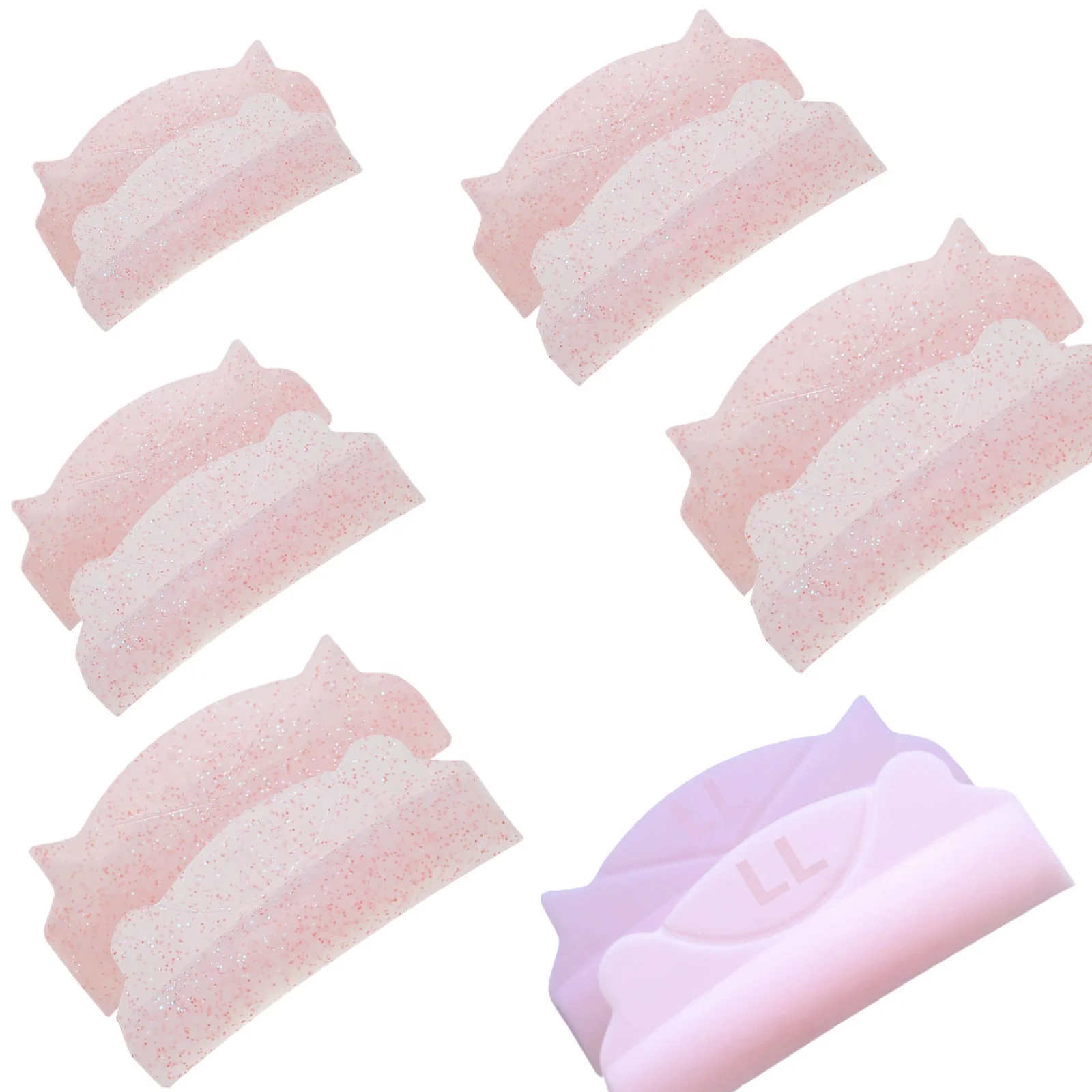 Flex Rod Liber Beauty Lash Lift Pad Soft Eyelash Perm Shield Mix Size Guard Flat C Curl Pads Lifting Result For Perming Tint Dye