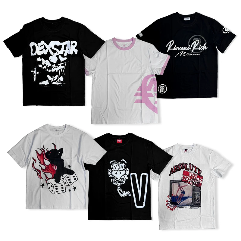 ODM 250 Gsm Heavy Weight T Shirt Custom Design Blank 100% Cotton Round Neck Tshirt mens t shirt for men heavyweight t-shirt