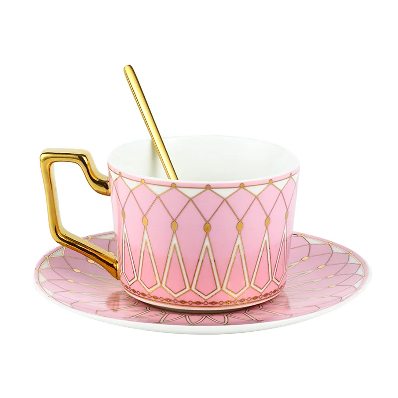 white simple modern tea milk coffee mugs european ceramic bone china cup