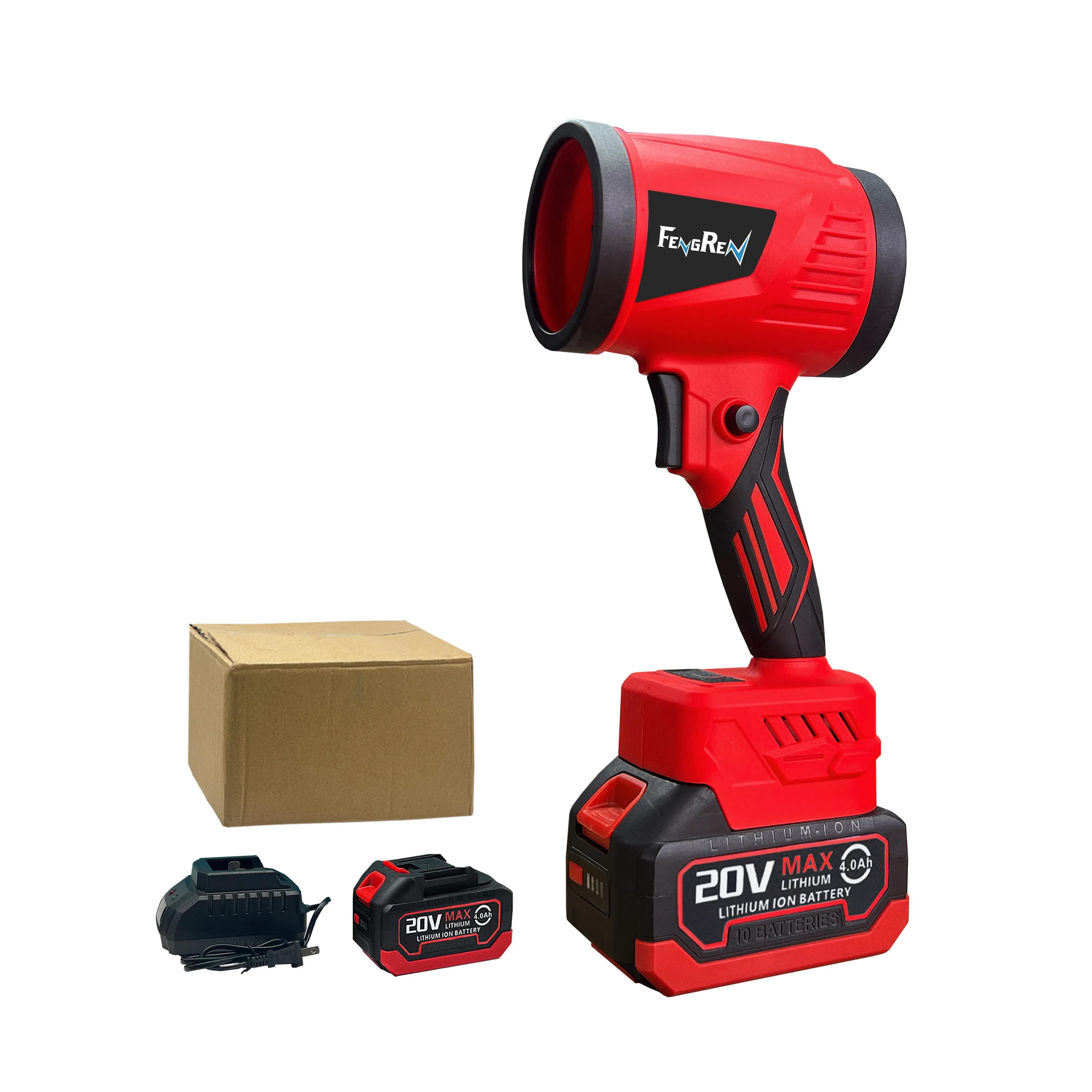 High Power Cordless Turbo Air Blower  Brushless Motor 33000rpm and Adjustable Speed for Industrial and Household Use