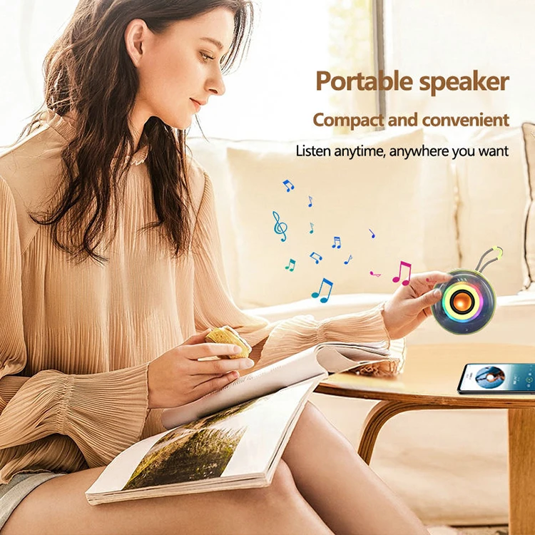 Home Camping Guangdong HiFi BT Rechargeable Professional Outdoor Wireless Active Mini Portable Car Gaming Speaker