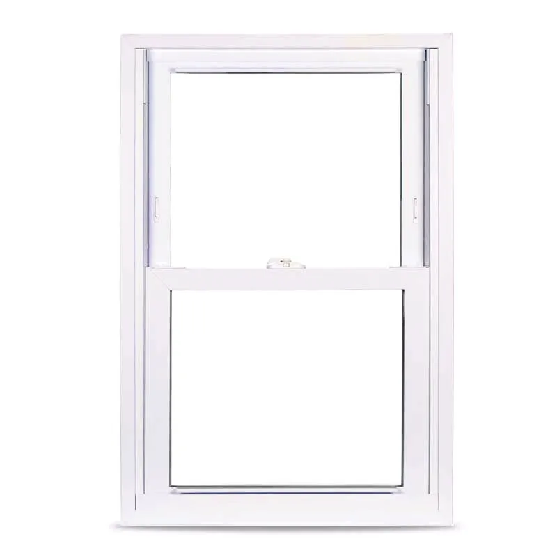 Remote Controlled Motorized Smart Vertical Sliding Guillotine Aluminum Single Hung Window For Glass Balcony