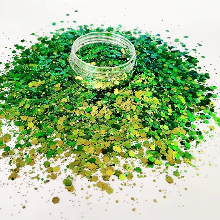 2018 объемный блеск Хамелеон, крупные Блестки для домашних животных, украшение на Рождество