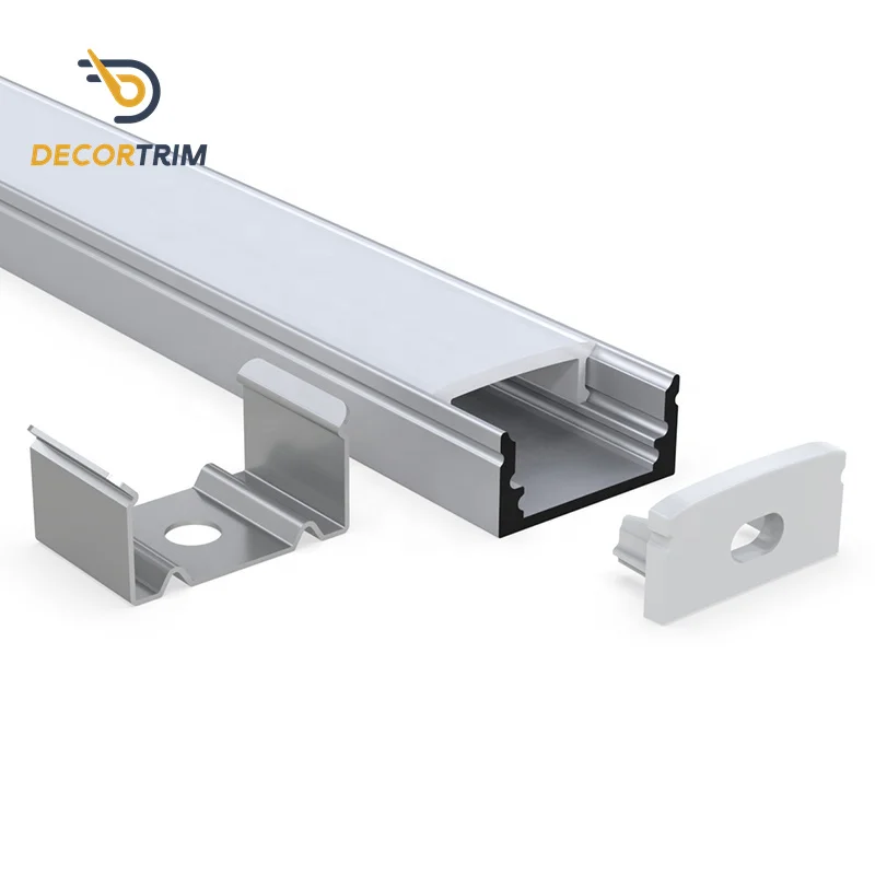 Пролинк металлические анодированные диффузные экструзионные осветительные ленты светодиодный профиль