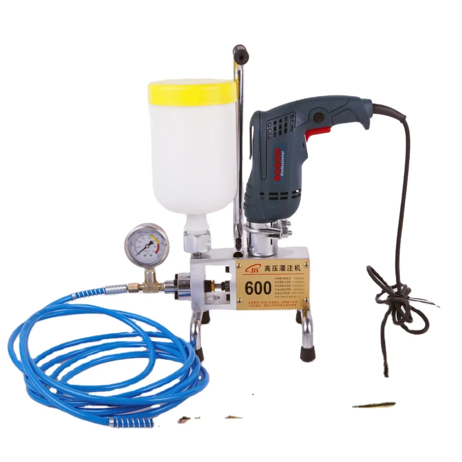 boyu waterproof high pressure pu grouting injection pump machine 600