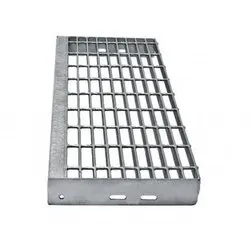 Grating Galvanized Metal Steps Steel Stair Tread