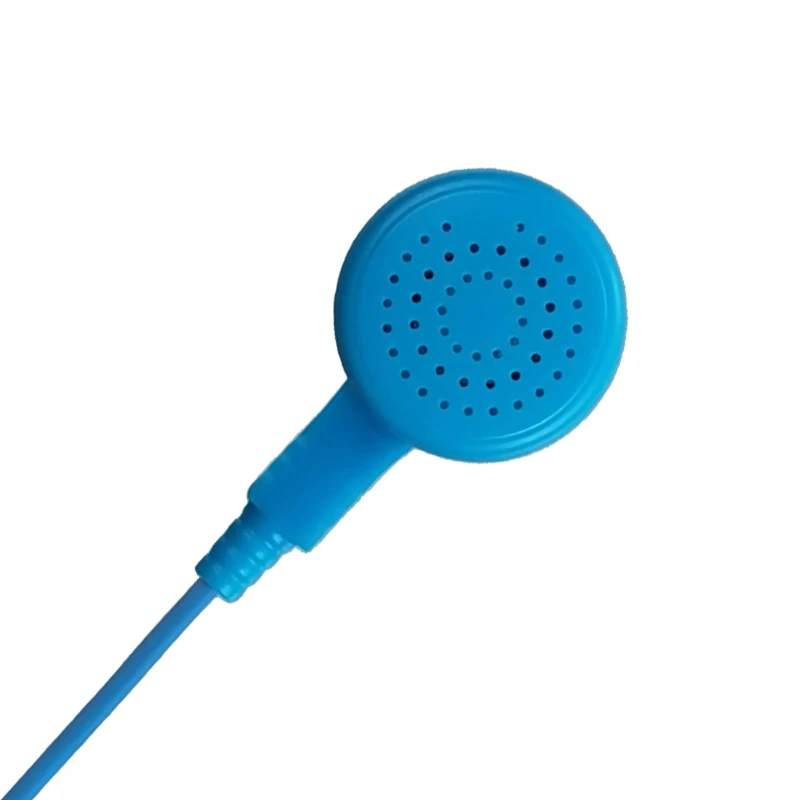 3.5mm One Ear Disposable Mono Earphones Single Side Tour Guide  Wired Earphone