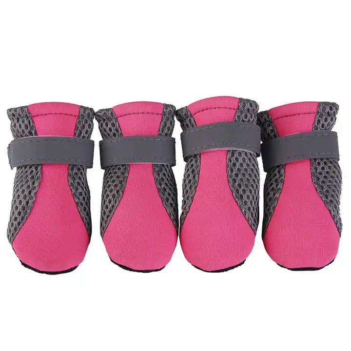 factory directly sale high quality durable colorful silicone waterproof pet dog shoes