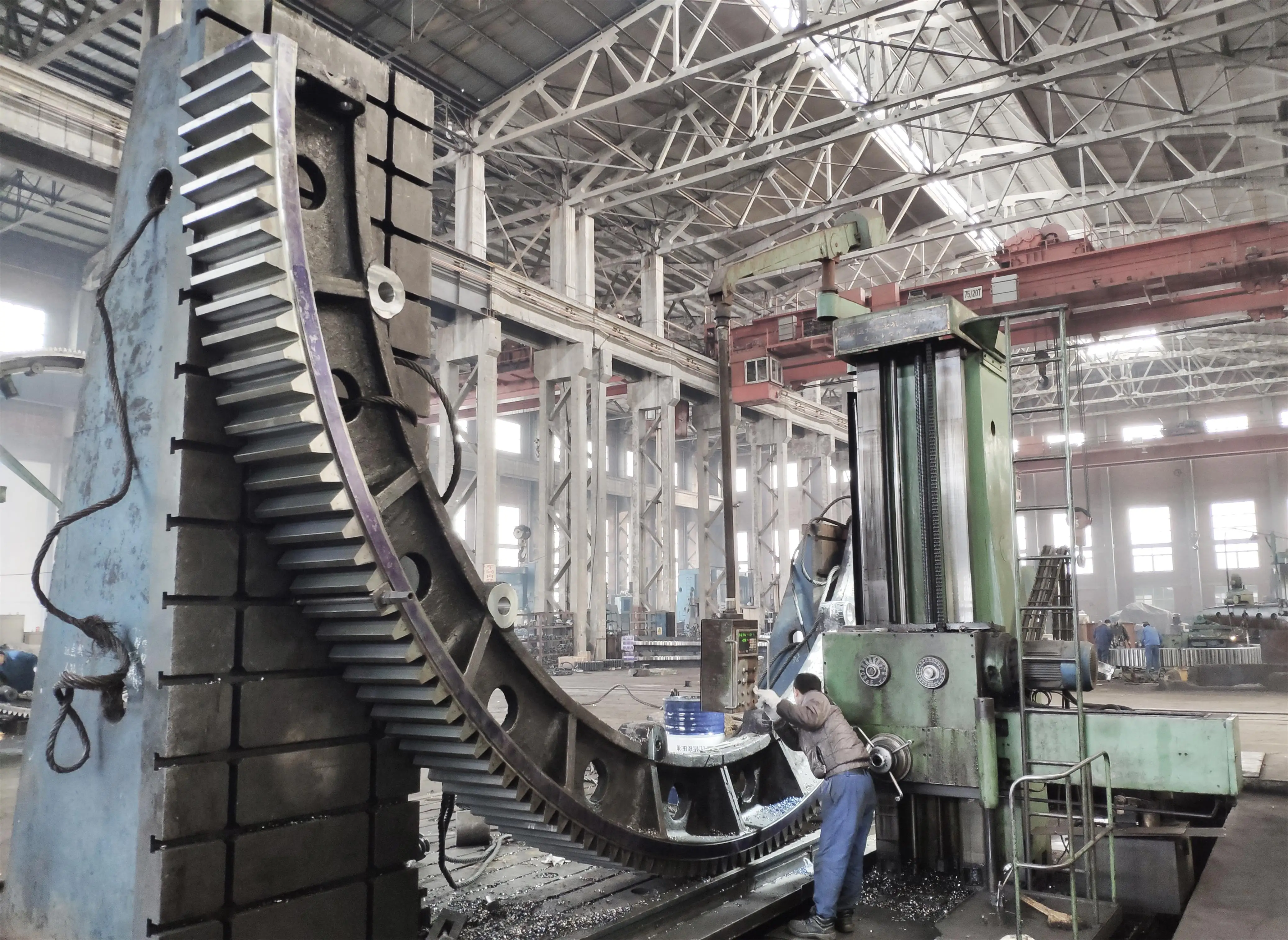 Luoyang Zhongding Ball mill gear wheel /Spur girth gear ring