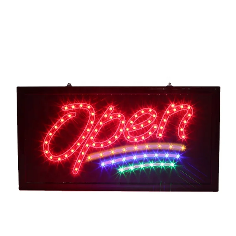 Hot sale open LED store signage signboard luminous screen led display panel