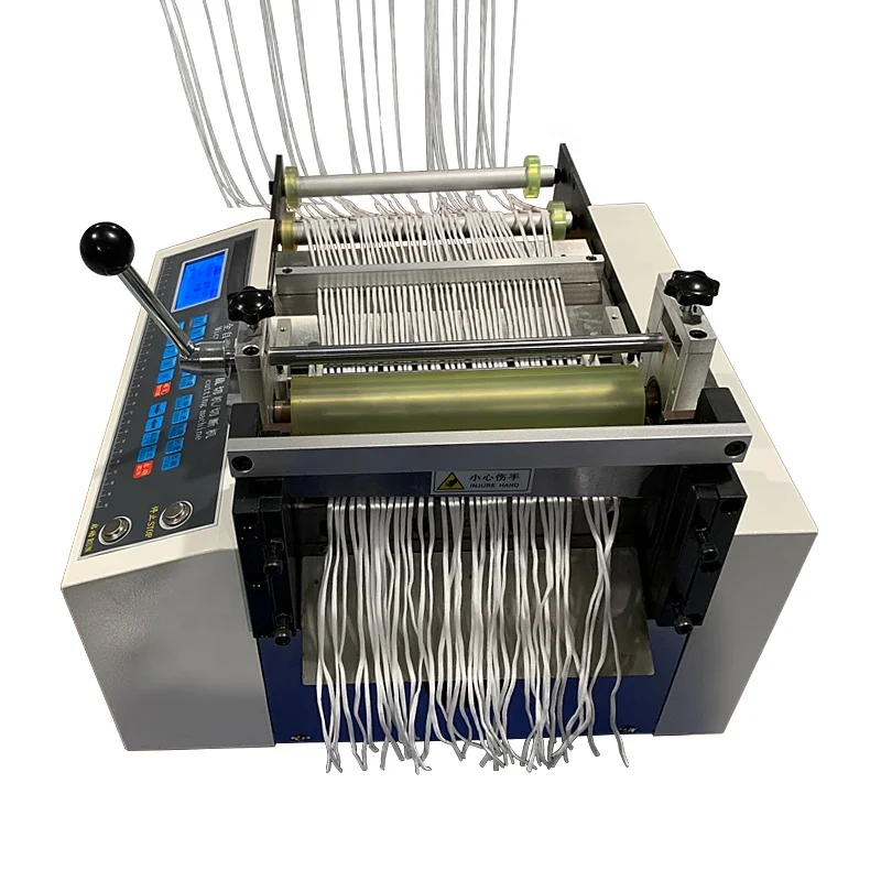 Automatic ear band rope cutting machine rubber band rope cutting machine round wire flat wire cutting machine large stock