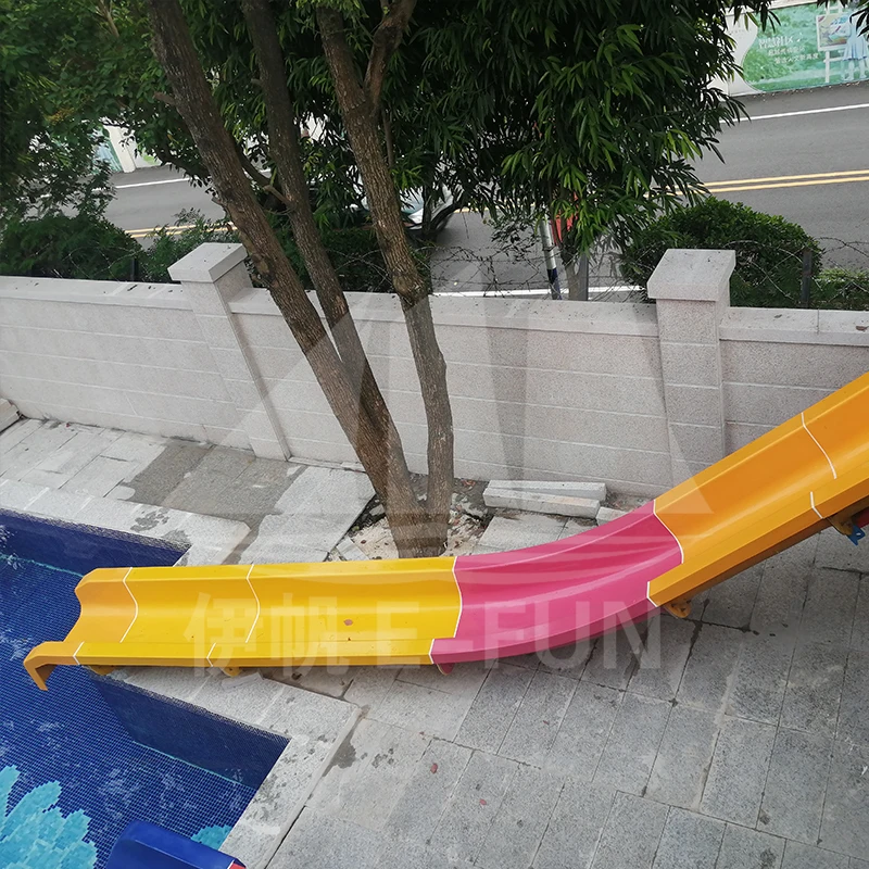 
Private Swimming Pool Water Fiberglass Slides Water Play Equipment 