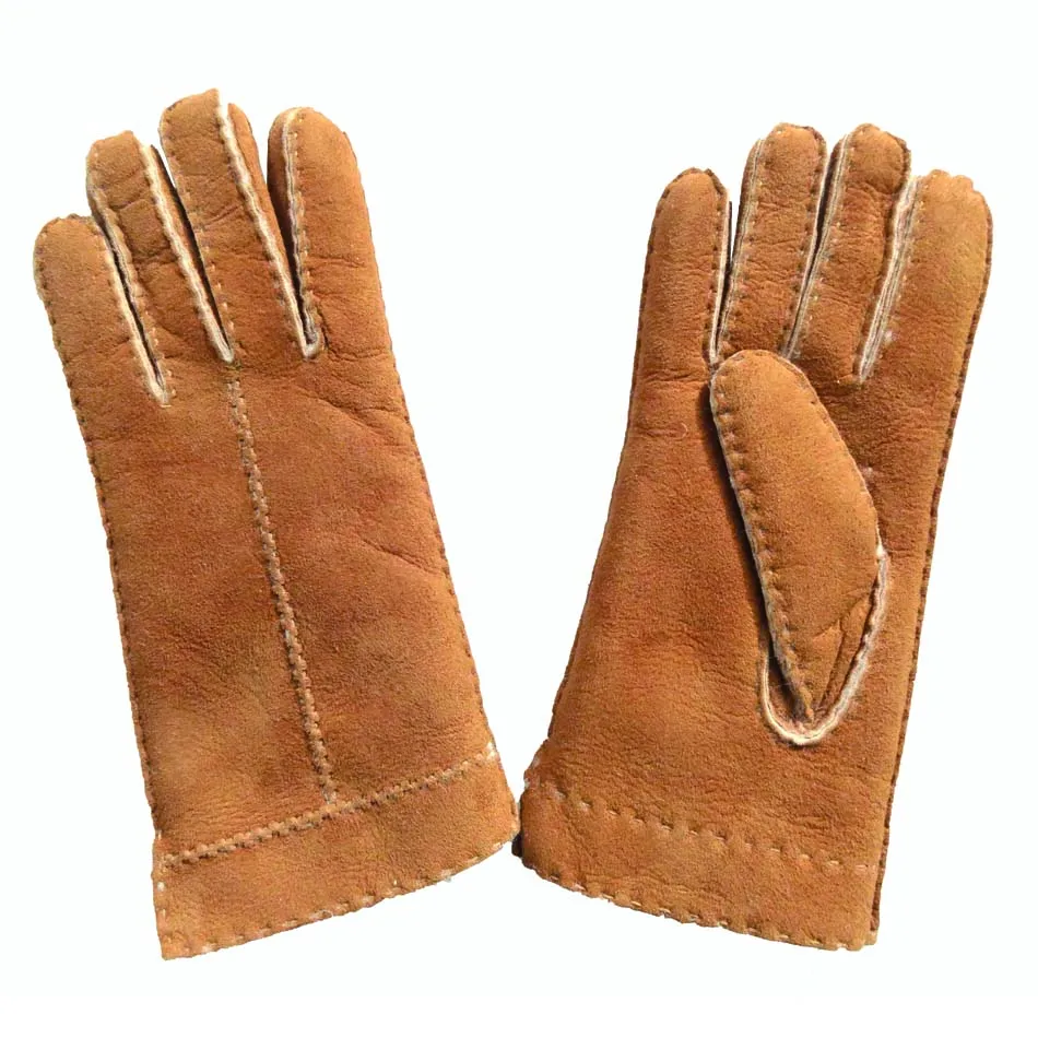 Premium Quality Spanish Merino Double Faced Sheepskin Leather for Luxury Products Classic Merino Wool Gloves for Daily life