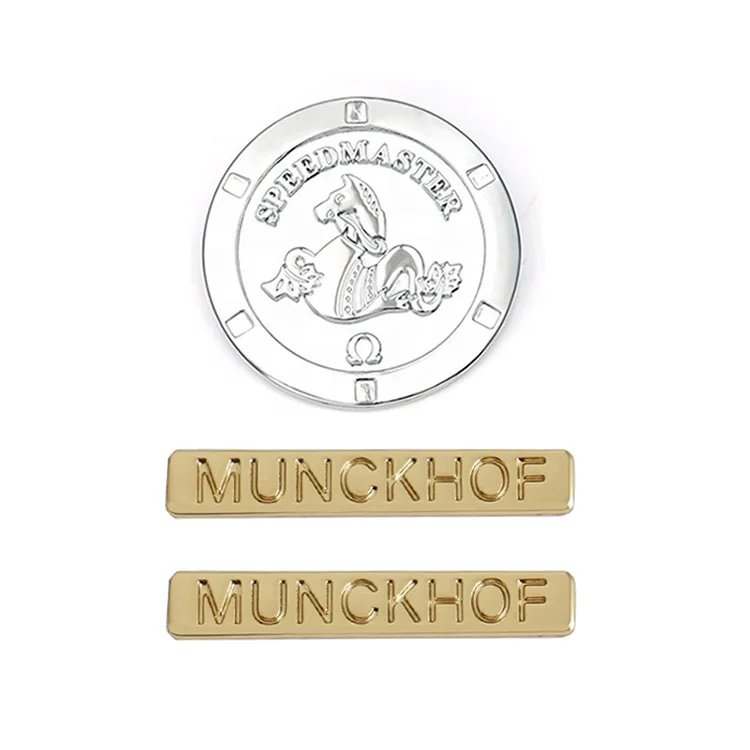 Bags Handbag Hot Sale Logo Label Colors Scarf Metal Customized Plating Garment Labels Custom Metal Logo for Shoes Sambo Shoes