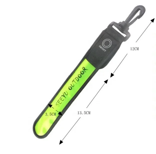 Светоотражающая Светодиодная лента для ночного бега светодиодный рюкзак с логотипом на заказ