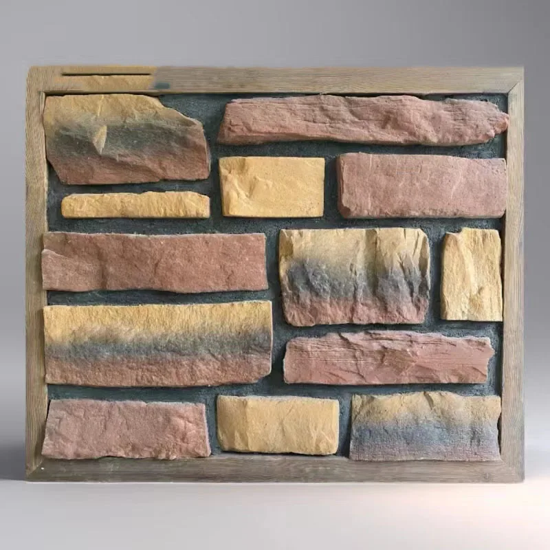 Artificial indoor and outdoor modern colorful retro wall decoration cultural brick