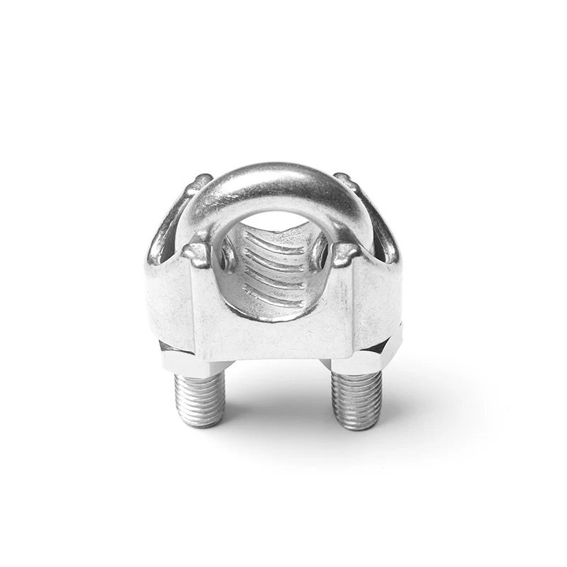 Stainless Steel 304 Wire Rope Clamp U Bolt Pipe Clamp Metric and Inch Measurement System Wire Rope Clip