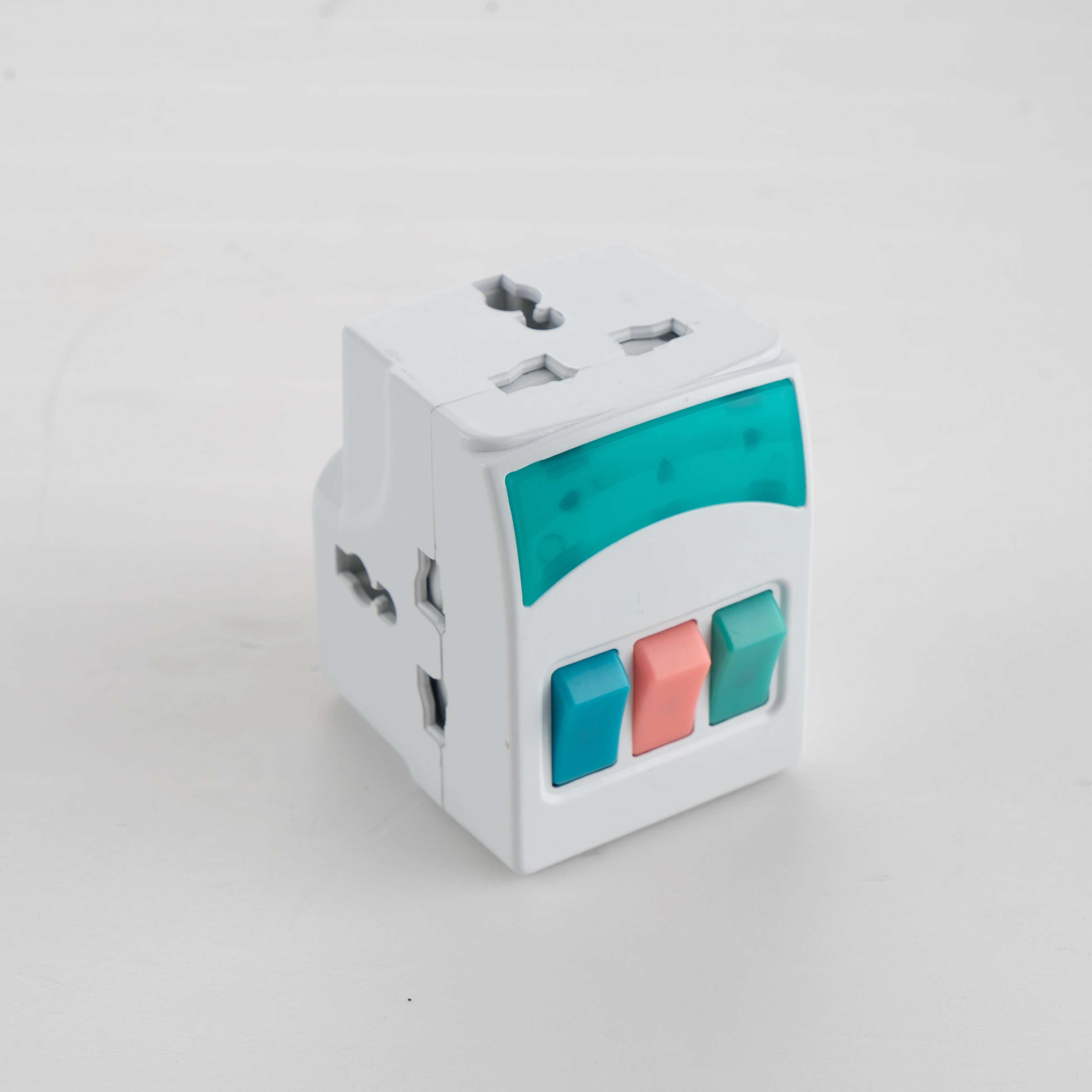 303MS красочные 13A 250V Британский Универсальный адаптер с предохранителем