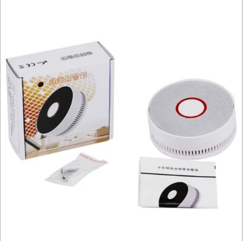 
battery operated smoke alarm ten-year life household smoke detector 