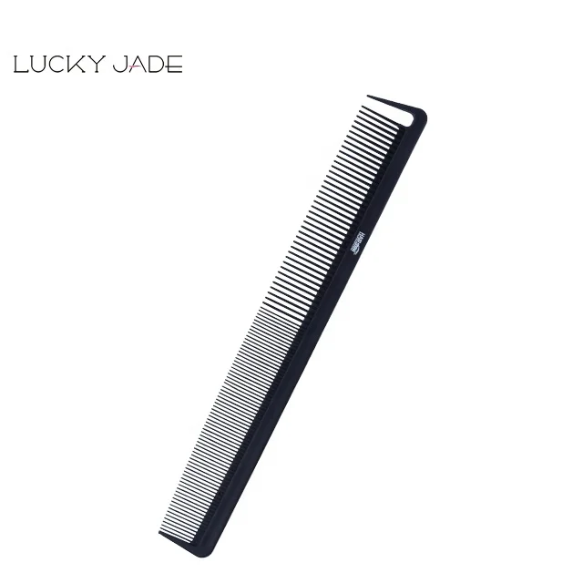 Professional Barber Heat Resistant Hair Cutting Barber Carbon Combs with Rat Tail