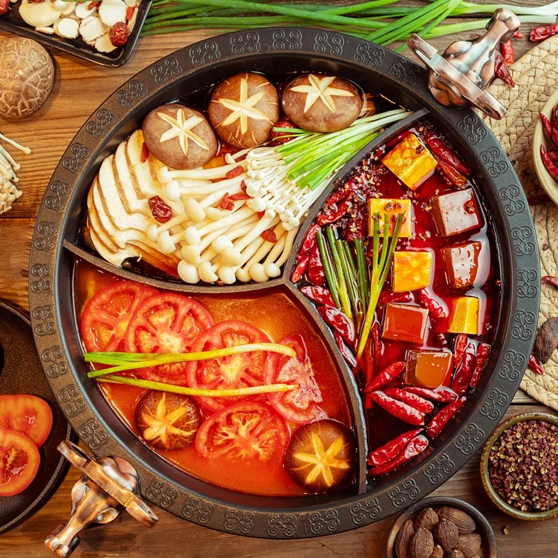 Dragon hotpot плита индукционная Встроенная shabu с паровой лодкой для