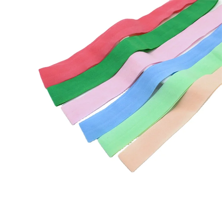 HFT Factory Good Price Polyester Colorful Rubber Bands Elastic Webbing Band High Quality Custom Elastic Webbing for Garment